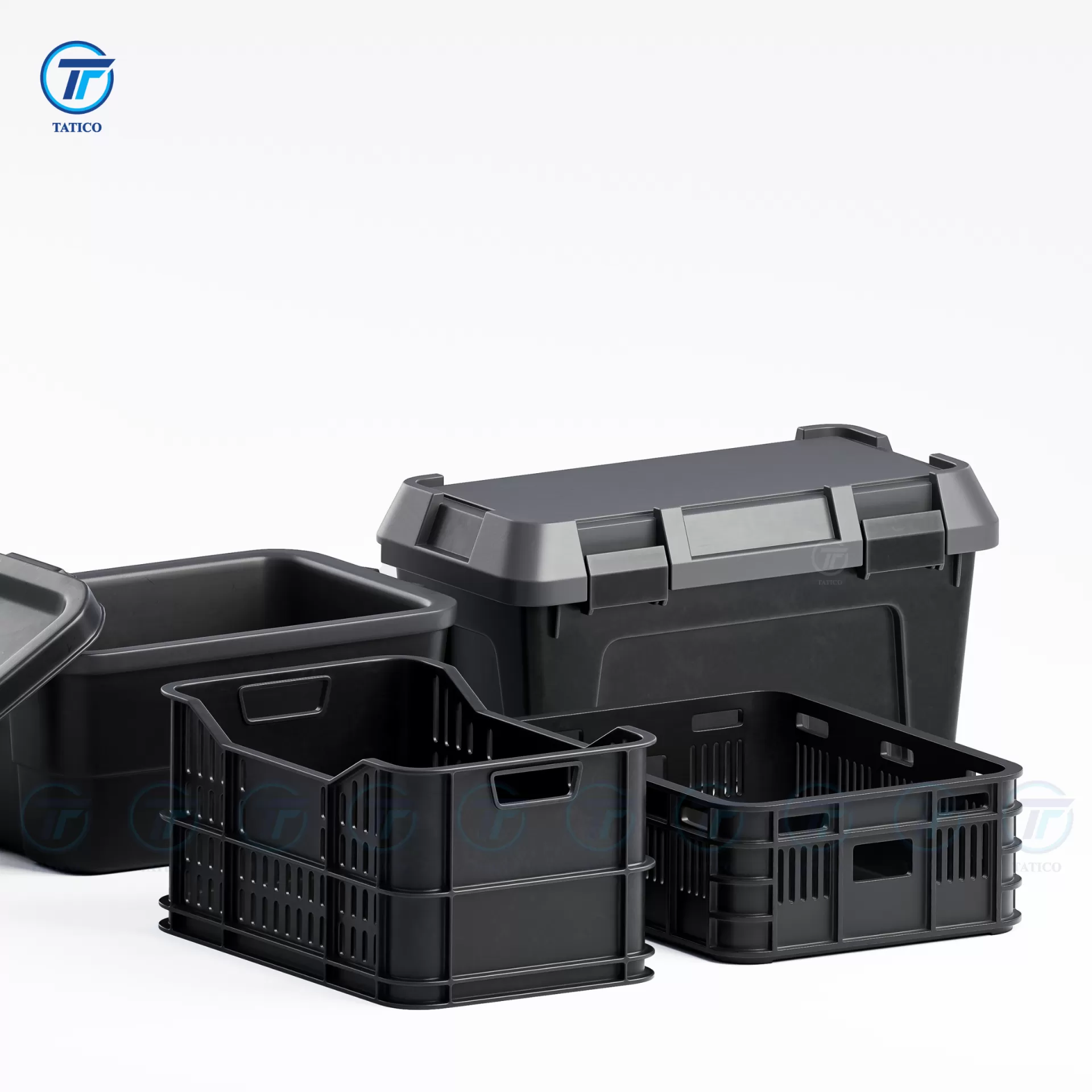 Thùng đựng hoa quả có nắp Tatico